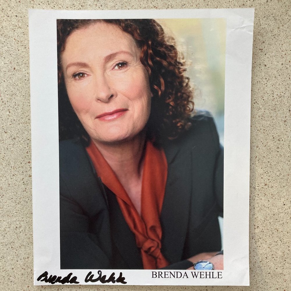 Brenda Wehle Signed Photo 8”X10” Creased Corner/ Broadway The Crucible Pygmalion